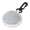 Clear Light Up Round Clip on Reflector